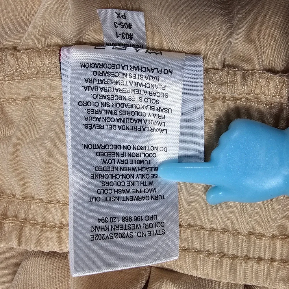 Champion Cargo Shorts Men XXL Tan Elastic Drawstring Athletic Utility Pockets